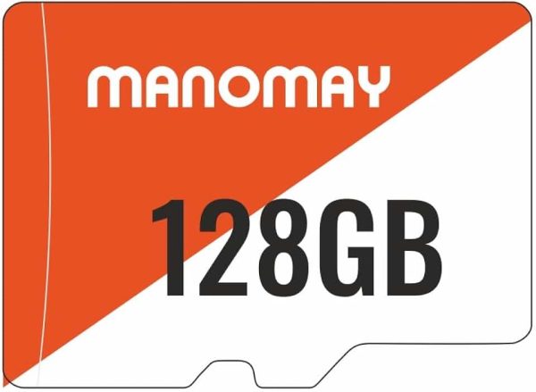 Manomay 128 GB Micro Memory Card, High Speed Storage Card for Smartphones, Tablets, Cameras (128, GB)