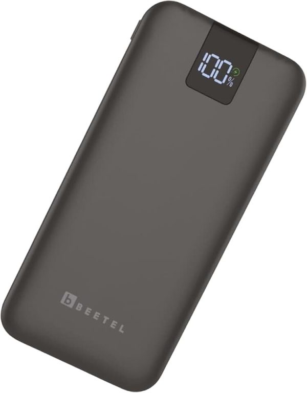 Beetel Volte Series PB20 20000mAh Power Bank 22.5W Fast Charging | Triple | Triple Output QC3.0/PD3.0/PPS|Designed for App
