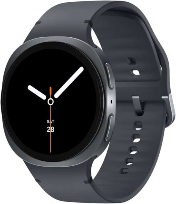 Samsung Galaxy Watch8 (40mm, LTE, Graphite) with 3nm Processor | Dual GPS | Sapphire Glass & Armor Aluminum