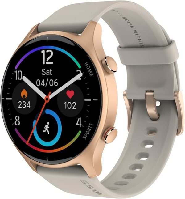 Noise Twist Round dial Smart Watch with Bluetooth Calling, 1.38" TFT Display, up-to 7 Days Battery, 100+ Watch Faces, IP6