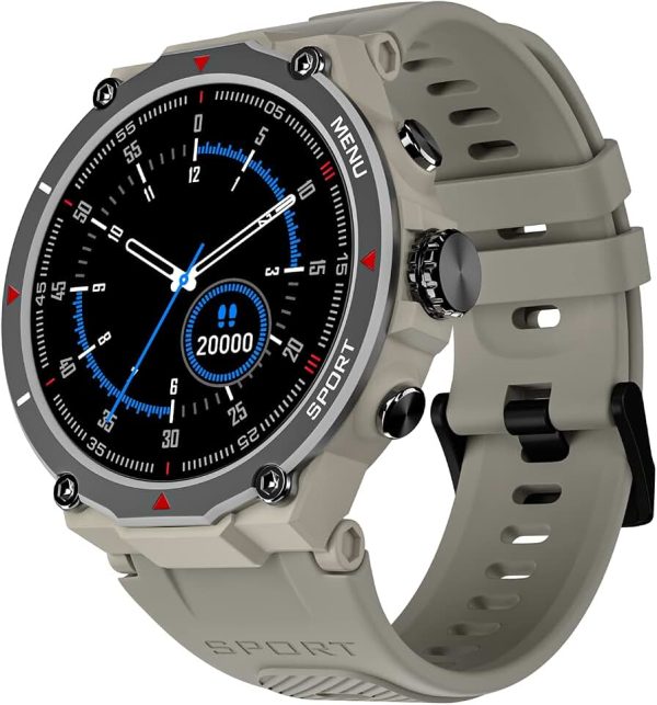 Noise Force Rugged & Sporty 1.32" Bluetooth Calling Smart Watch, 550 NITS, 7 Days Battery, AI Voice Assistance, Smart Watc