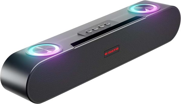 E GATE C212 | 20W Wireless Bluetooth Speaker, 2.0 Channel + Dual Passive Radiators for Extra bass Soundbar,