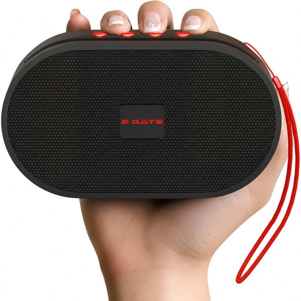 E GATE Atom S21 Bluetooth Wireless Speaker with Phone Stand | 5W | 52mm Driver, Bluetooth 5.2 | TWS Pairin